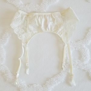 Victoria's Secret Off White Garter